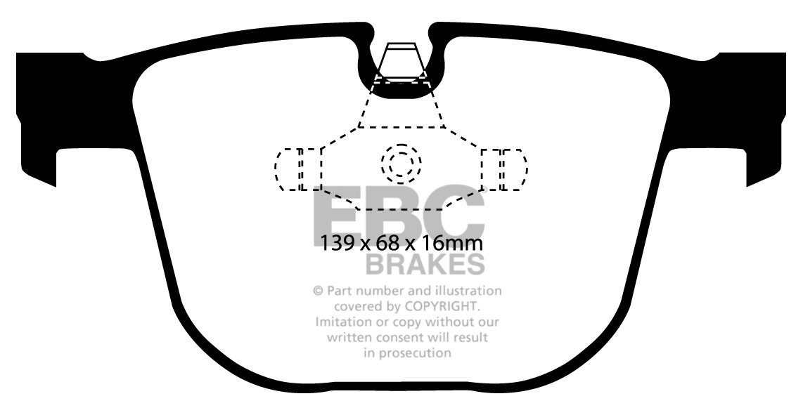EBC Brakes BMW X6 4.4 Twin Turbo (50) (365mm Discs) 2010-.. Remb