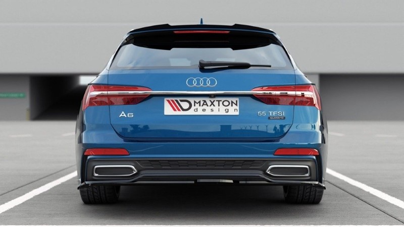 Diffuser V.1 Audi A6 S-Line Avant C8 Maxton Glans Zwart