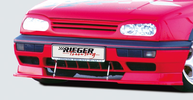 Voorspoiler aanzet met intakes VW Golf III Rieger