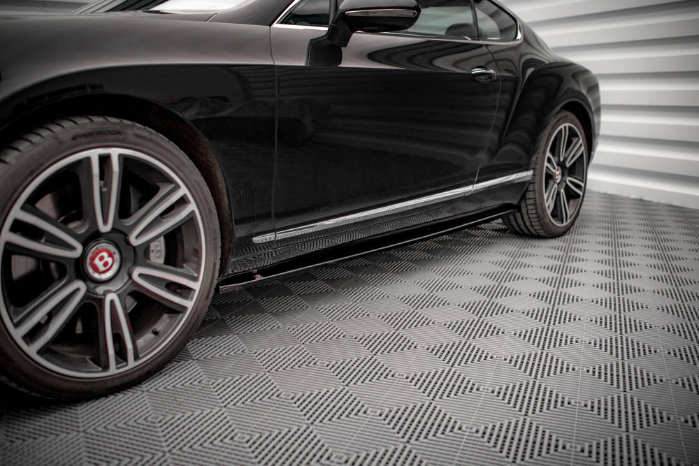Zijskirts Bentley Continental GT V8 S MK2 Maxton Glans Zwart