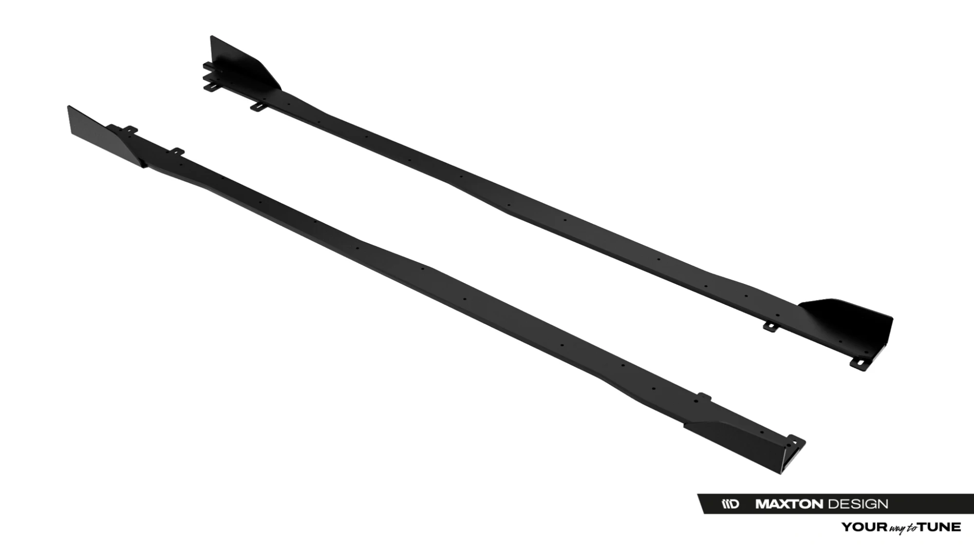 Zijskirts Toyota GR Yaris Mk4 Facelift – Maxton Street Pro Side Skirts Diffusers + Flaps