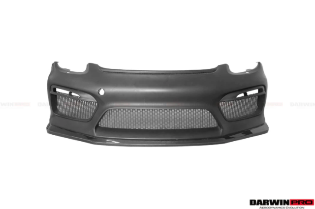 Porsche 981 Boxster/Cayman GT4 Style Voorbumper met Carbon Lip 2012-2016