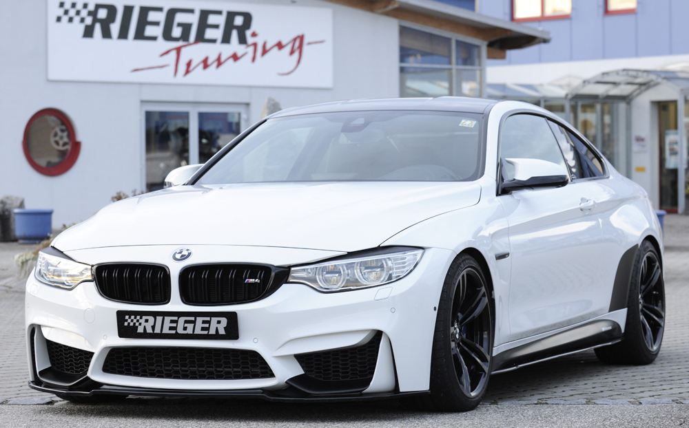Zijskirt BMW M4 F82/F83 2014-...  Echt carbon Rieger