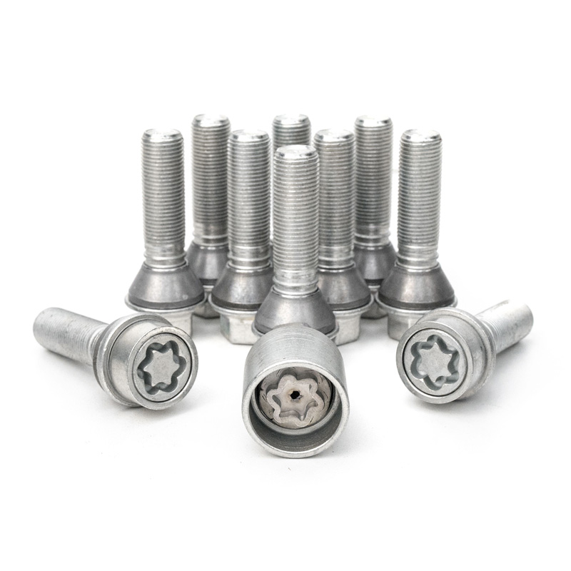 H&R Wielboutenset konisch met beweegbare ring M14x1.25 - Lengte 41mm - 10 stuks (Bv.  BMW) - incl. wielsloten