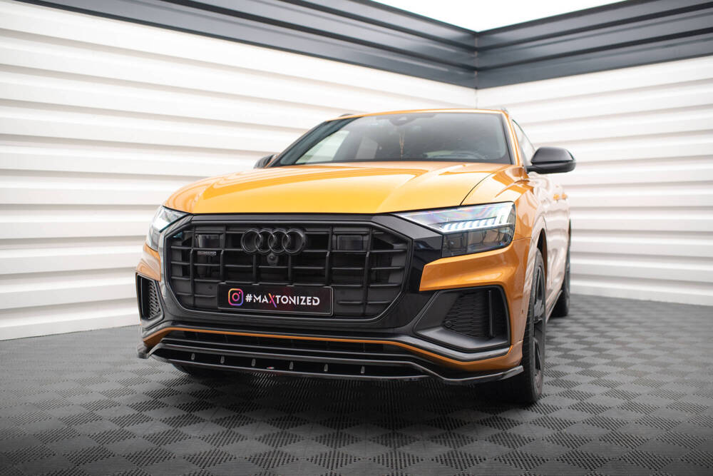 Voorspoiler Audi Q8 S-Line / SQ8 Maxton Glans Zwart