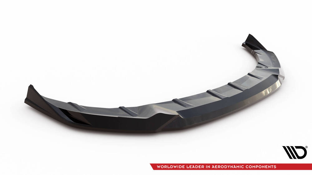 Voorspoiler BMW 5 G60 M-pack V.2 Glans Zwart Maxton