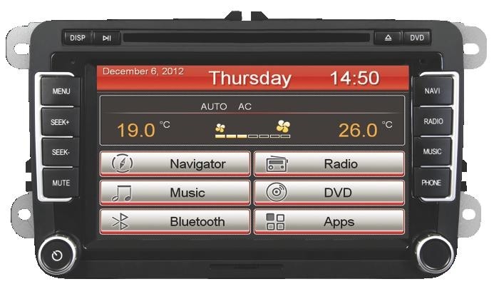 ESX VN710 VW-U1 Pasklare Radio Navigatie VW/Seat/Skoda