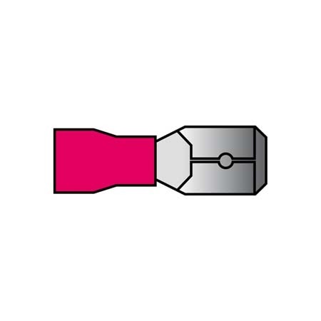 Kabelverbinders 540 rood 50st