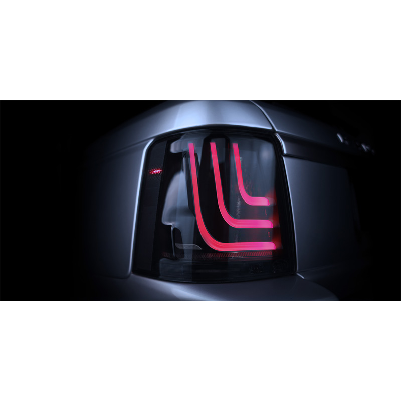 Glohh GL-3 Dynamic LED Achterlichten  Range Rover Sport L320 2005-2009 & 2010-2013 - Zwart