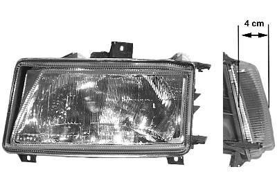 koplamp, Bosch, H4, rechts,-07/1996 Seat Ibiza/Cordoba, 1993-199