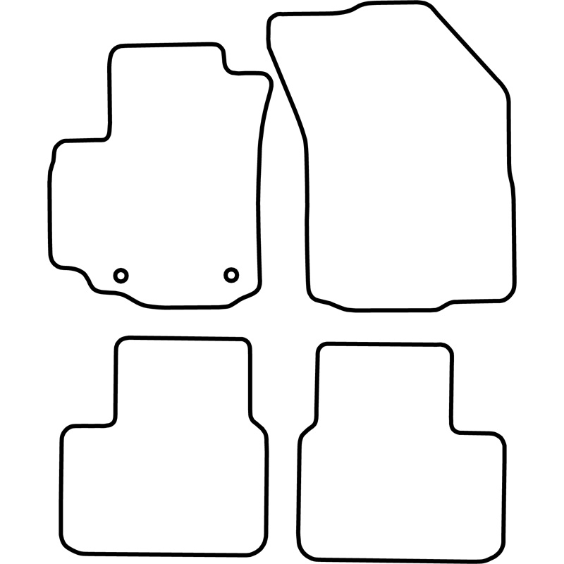 Automatten  Fiat Sedici 2006-