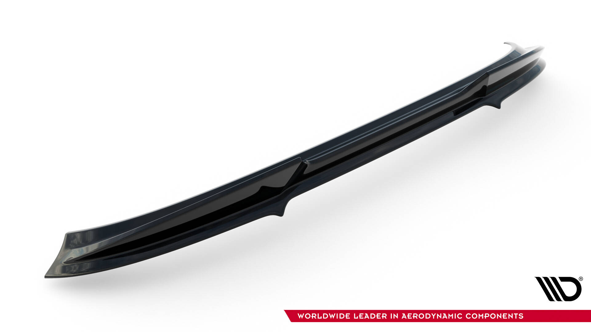 Spoiler Cap 3D Volkswagen Golf GTI / GTI Clubsport / R / R-Line / GTE / GTD Mk8 / Mk8 Facelift Maxton Glanzend zwart