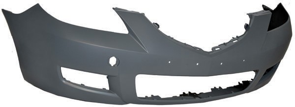 VoorBumper Mazda 3, 07-09 PRIMED/GRIJS
