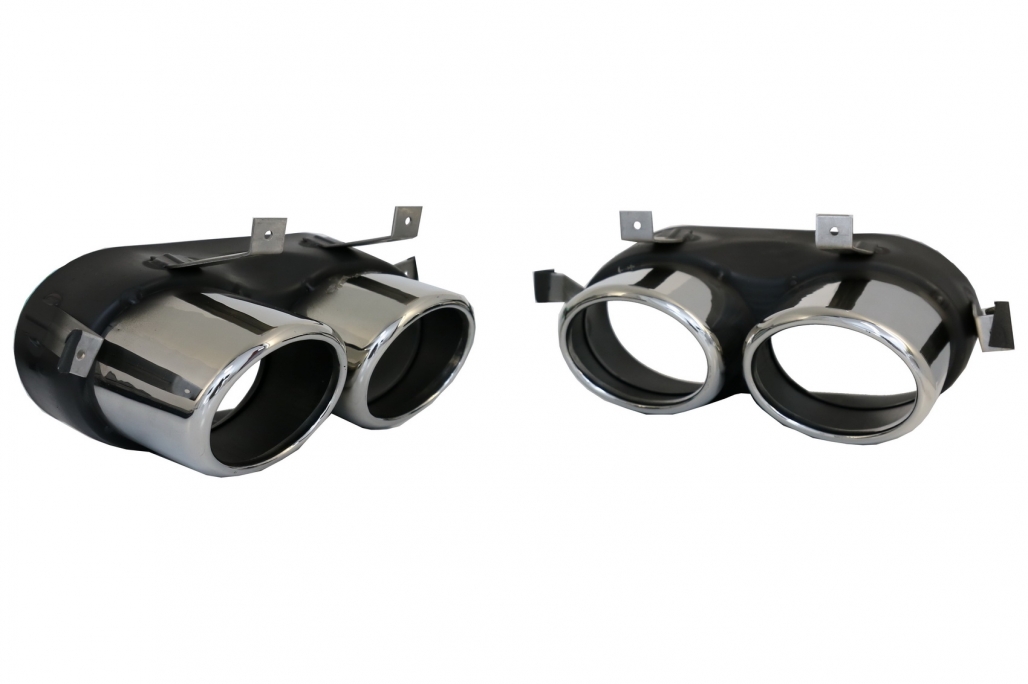 Diffuser SQ5 look Audi Q5 SUV FY S-Line (2018-2020) Zilver