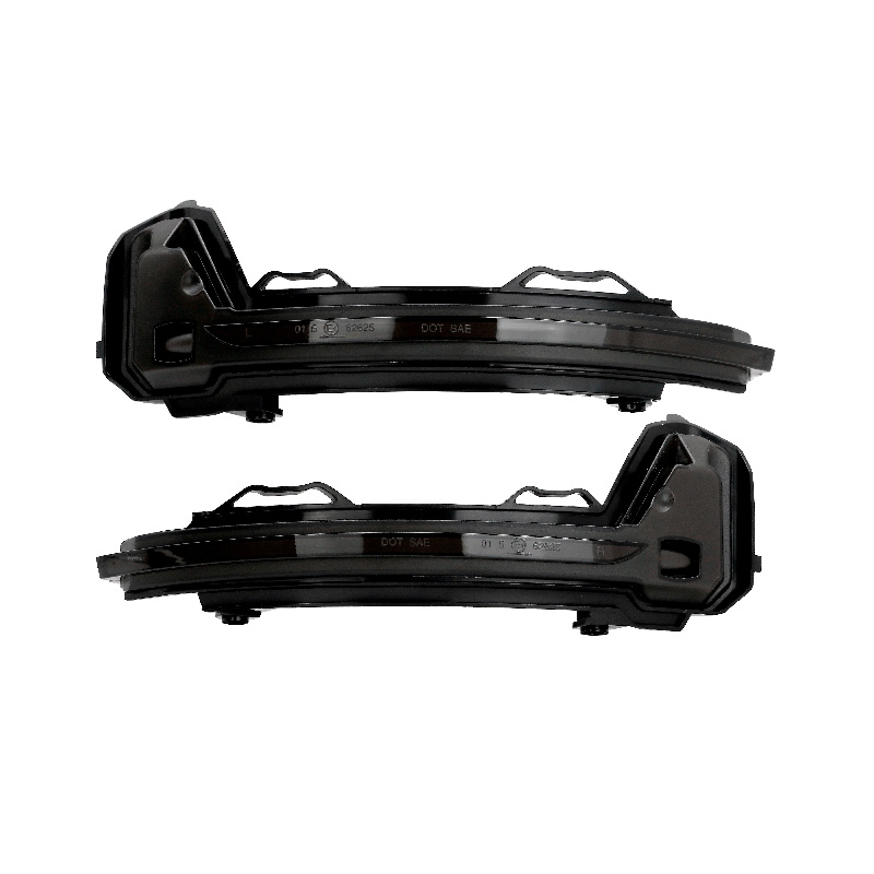 Set LED Zijspiegel-Knipperlichten  Volkswagen Tiguan II 2016- & Tiguan Allspace 2017- - Rookgrijs - incl. Dynamic Running Light