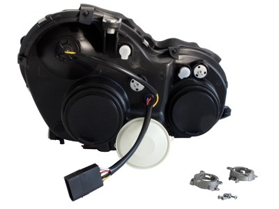 Koplampen Mercedes W203 Angel Eyes chroom 01-04