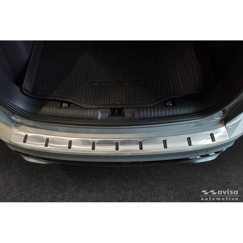 Avisa RVS Achterbumperprotector STRONG EDITION  Ford Kuga III ST-Line / Vignale 2019-2024 & Facelift 2024- - Zilver