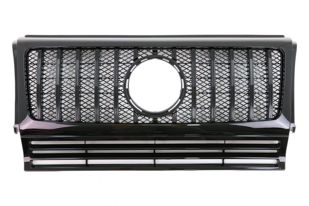 Grill Mercedes W463 G-Klasse 90-14 Glanzend Zwart