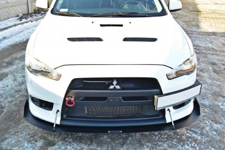 Race voorspoiler Mitsubishi Lancer Evo X Maxton Design