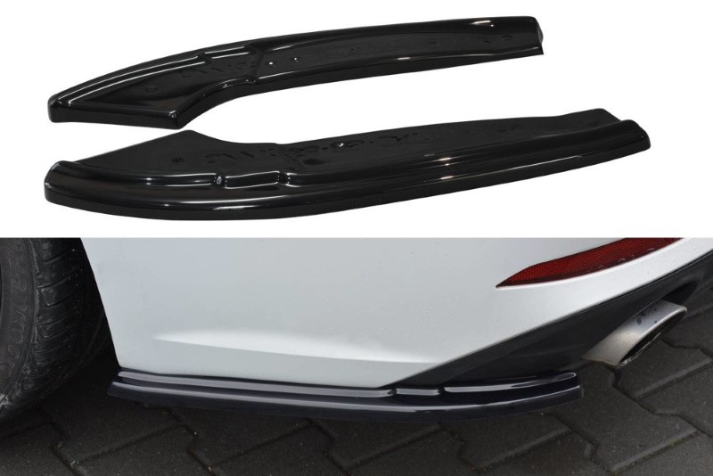 Achterzij Spoilers Audi A5 S-Line F5 Sportback Glanzend Zwart