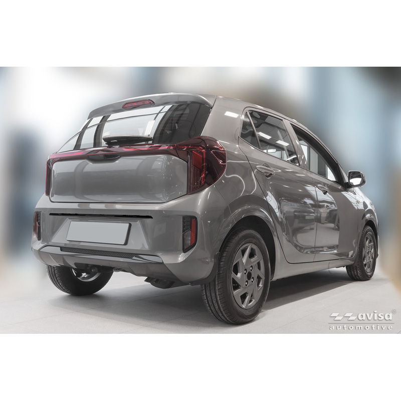 Avisa Zwart Chroom RVS Kofferbak Sierlijst  Kia Picanto III (JA) Facelift 2024-