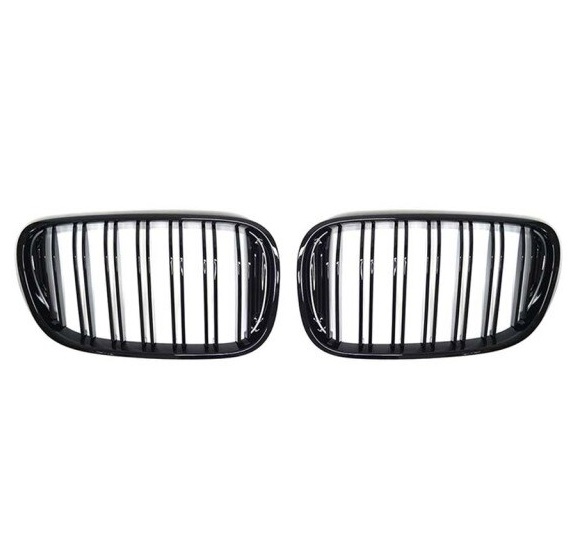Grill BMW 7 serie G11 G12 15-19 Double Slate Glans Zwart