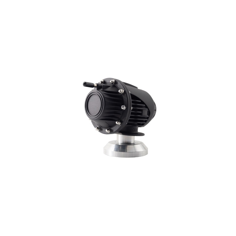 Simoni Racing Universele Blow-Off Valve Type 14 - voor benzineturbomotoren - Aansluiting 25mm, Lengte 95mm, Diameter 75mm - Zwart