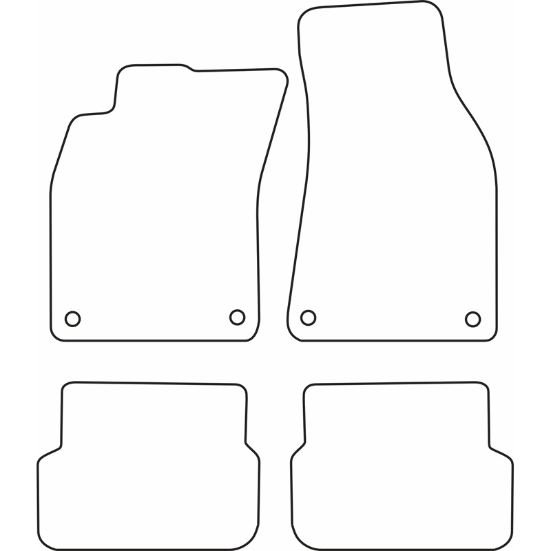 Automatten  Audi A6 2007-2010