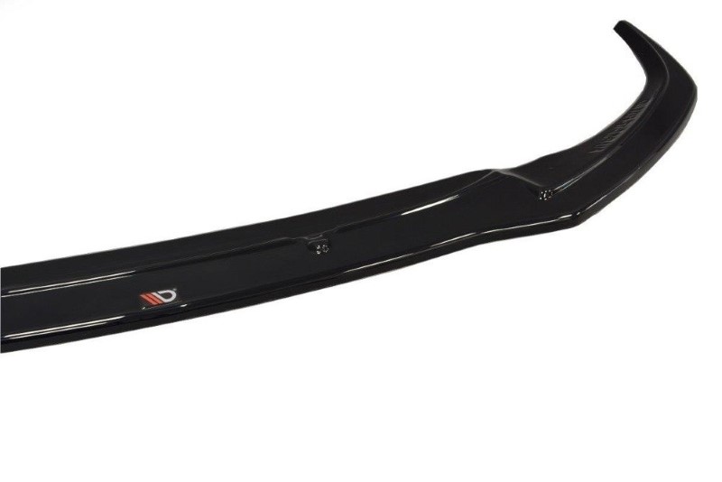 Voorspoiler V.1 Audi RS7 C7 FL Maxton Glans Zwart