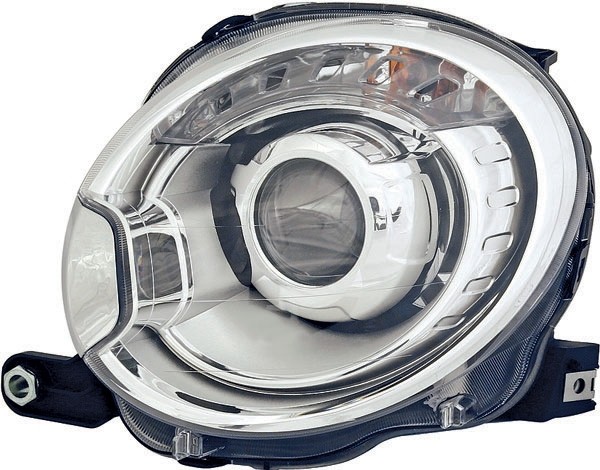 Koplampen Fiat 500 07-15 Chroom