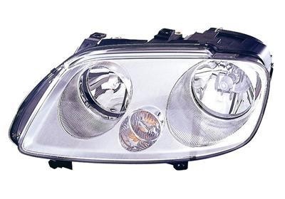 koplamp, H7+H1, elektr verstelb, incl stelmotortje, links VW Cad