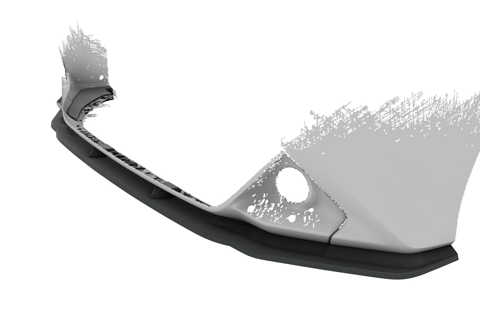 Voorspoiler Toyota Aygo 2 Facelift Glans Zwart van CSR Automotive (2018-)
