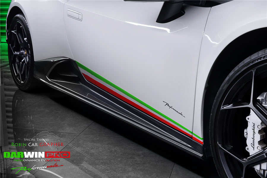 Lamborghini Huracan LP610/LP580 EVO Style Zijskirts 2015-2020