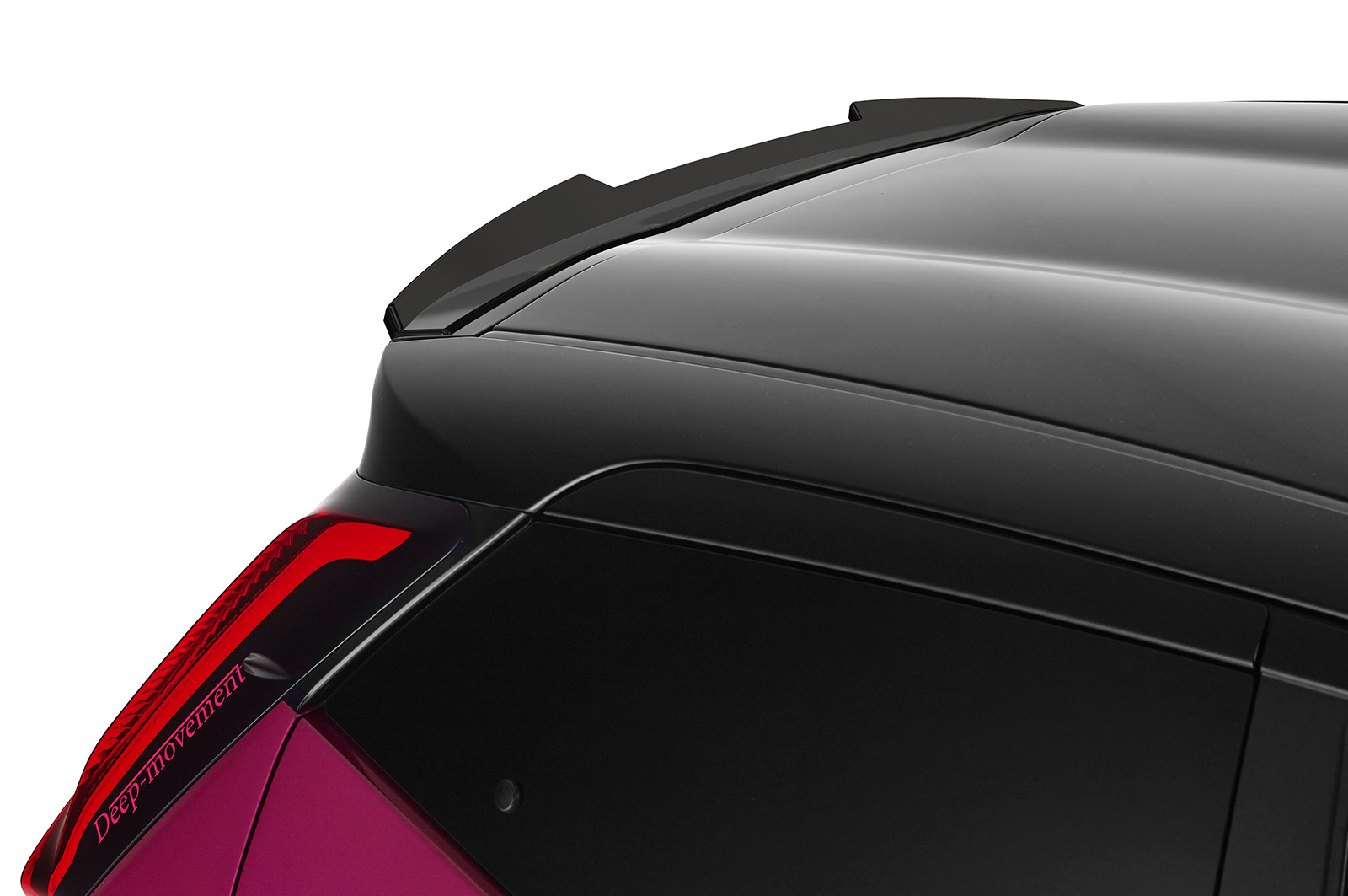 Spoiler Toyota Aygo 2 CSR glans Zwart