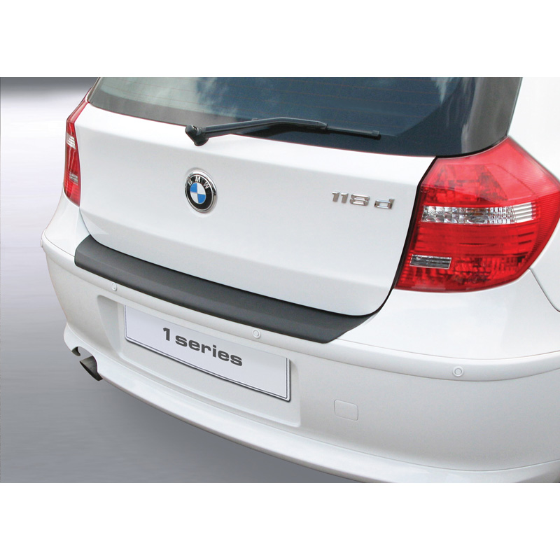 ABS Achterbumper beschermlijst  BMW 1-Serie E87 3/5 deurs 2004-2007 Zwart