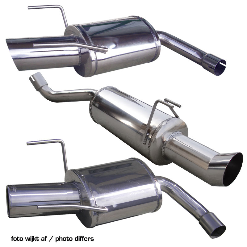 100% RVS Sportuitlaat  Alfa Romeo 146 2.0 TS (150pk) 1996- 80mm