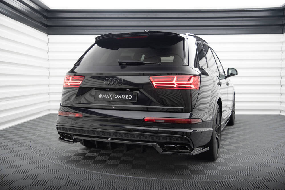 Spoiler Audi SQ7 / Q7 S-Line Maxton Glanzend Zwart