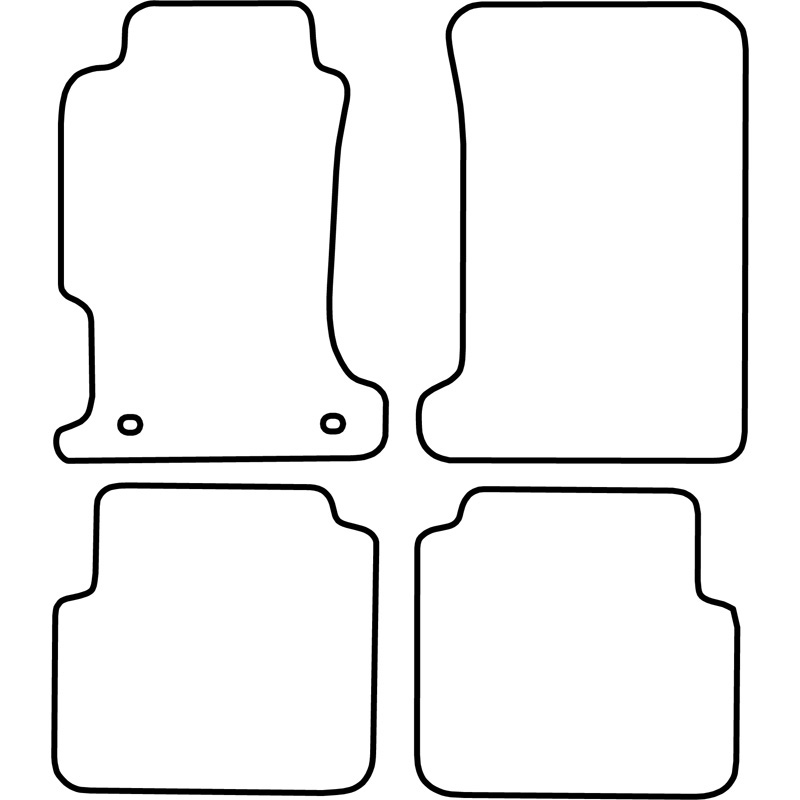 Automatten Velours  Honda Accord 1993-1998
