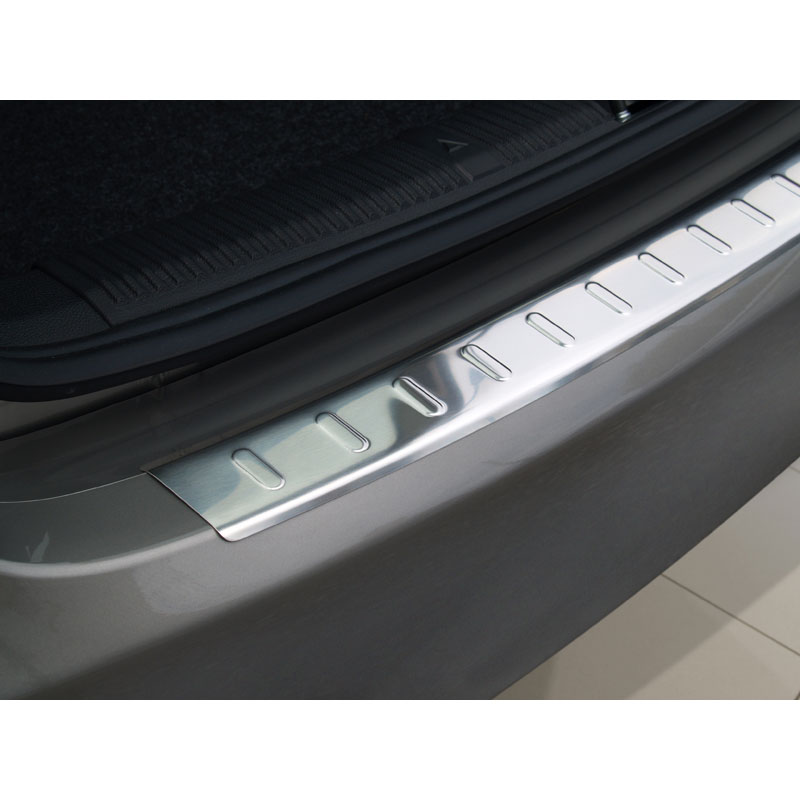 RVS Achterbumperprotector  Skoda Fabia II Combi 2007- 'Ribs'