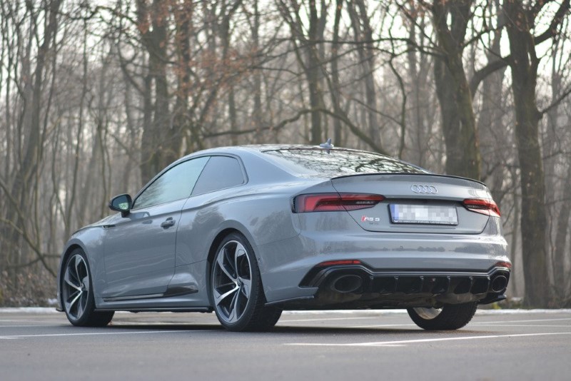 Achter Aanzet Audi RS5 F5 Coupe / Sportback Glanzend Zwart