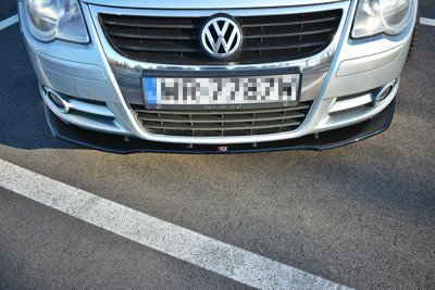 Voor Splitter V.1 VW EOS  Glans Zwart