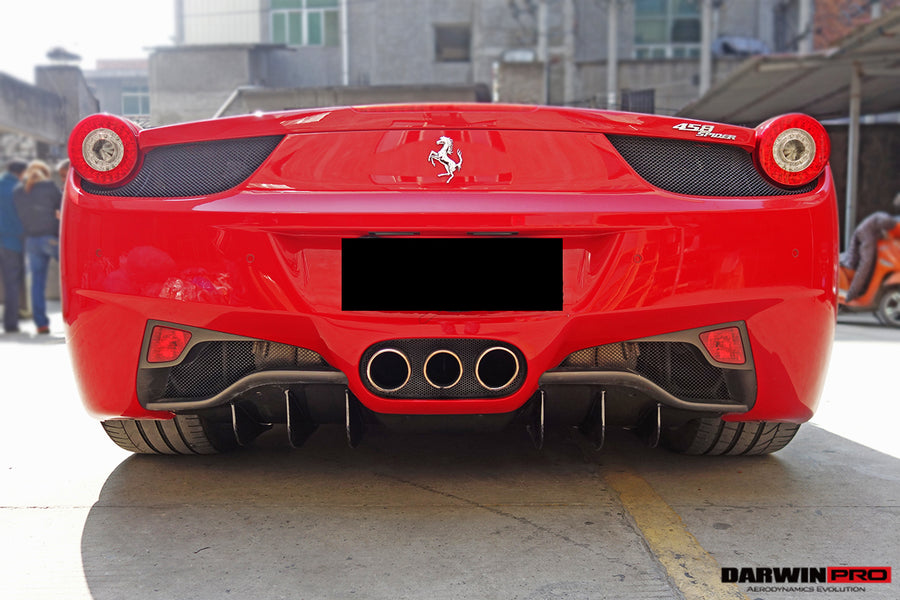 Ferrari 458 Coupe/Spyder Carbon Fiber Diffuser 2010-2015