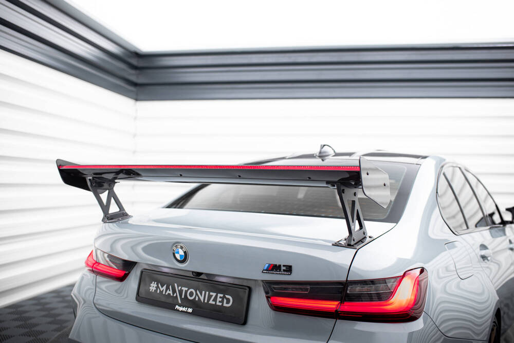Spoiler met LED V.1 BMW M3 G80 Maxton Carbon