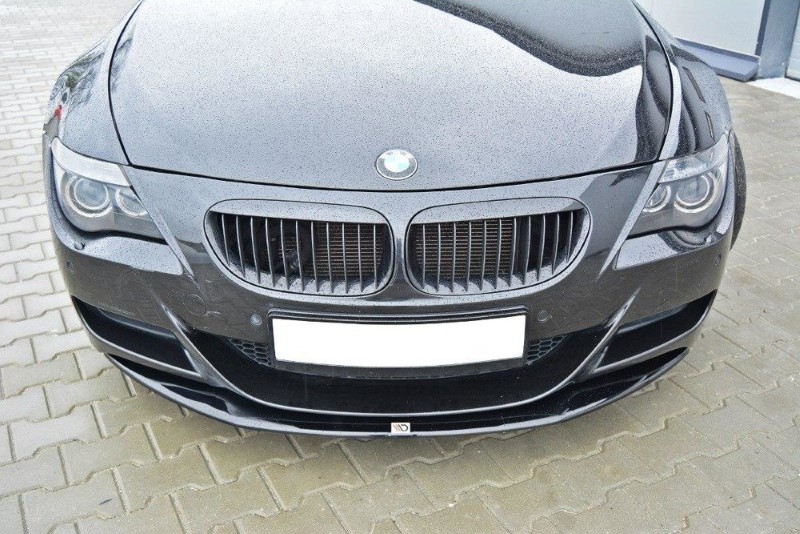 Voorspoiler BMW M6 E63 V.1 Glanzend Zwart