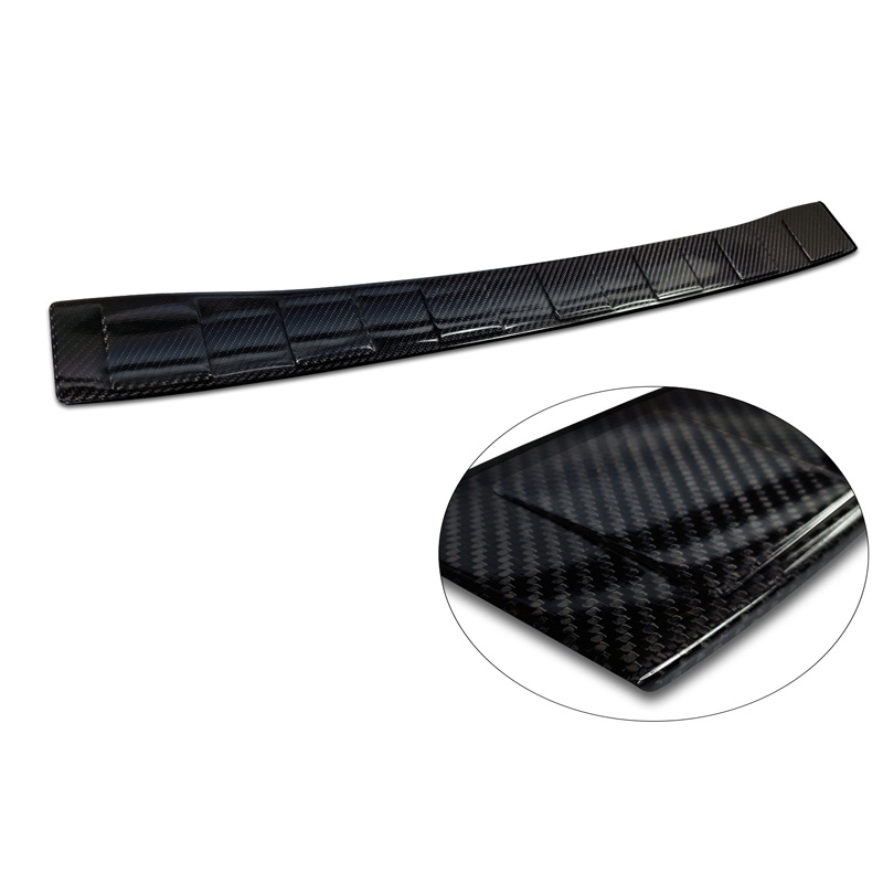 Echt 3D Carbon Achterbumperprotector  BMW 3 Touring (G21) Facelift 2022- 'Ribs'