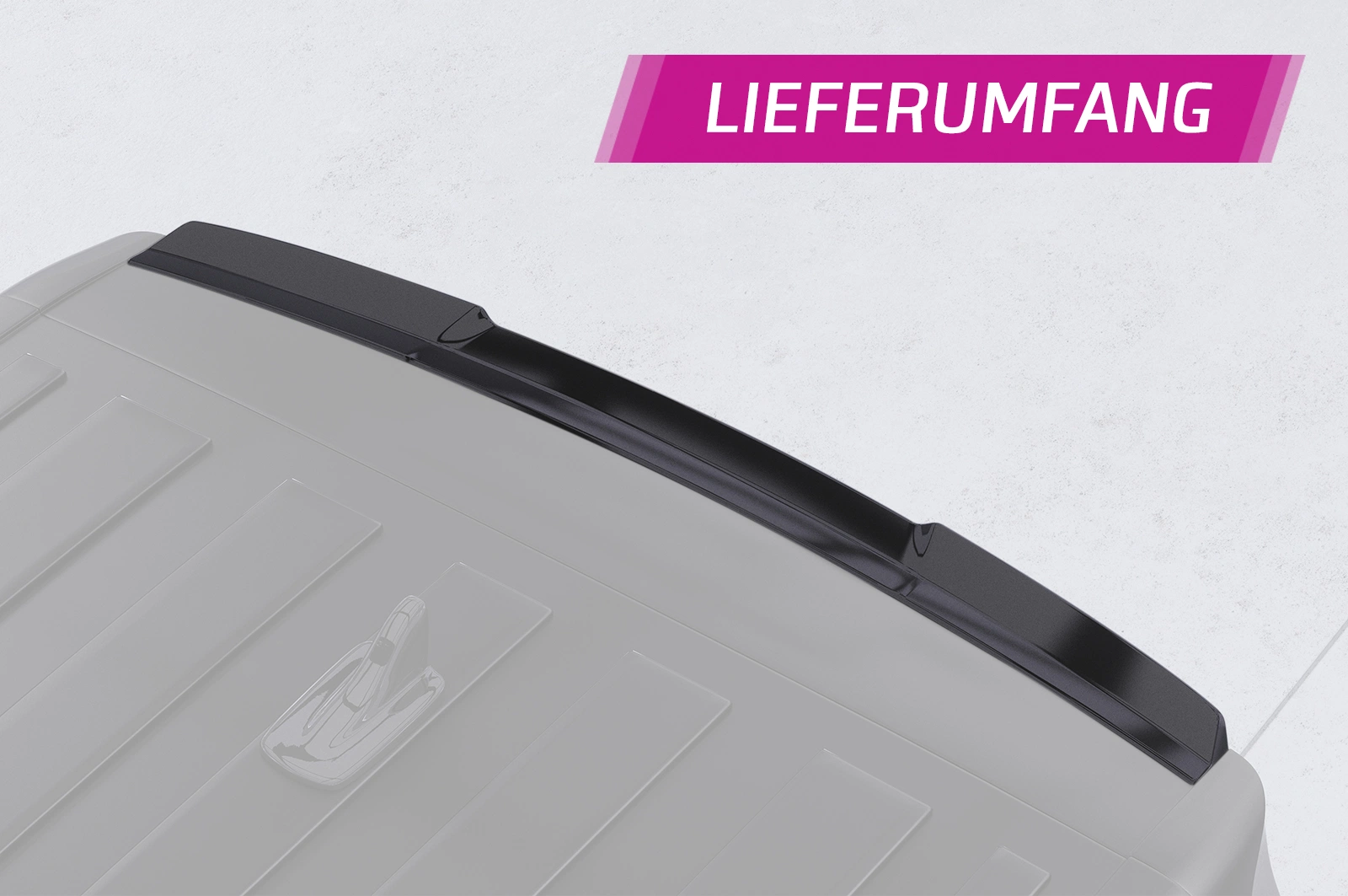 Achterspoiler VW ID. Buzz Glans Zwart (2022+) - CSR Design