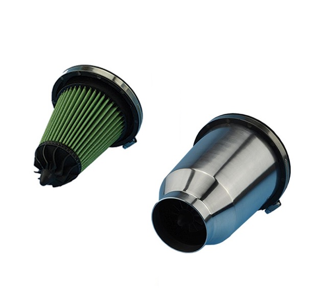 GREEN Twister filter 65mm flens Alu