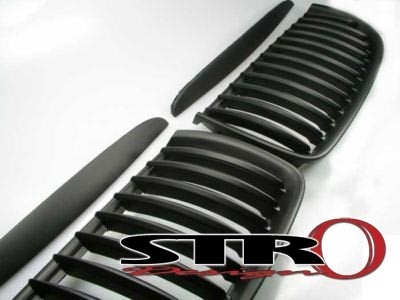 Grill Nieren BMW E90/91 Zwart 05-...