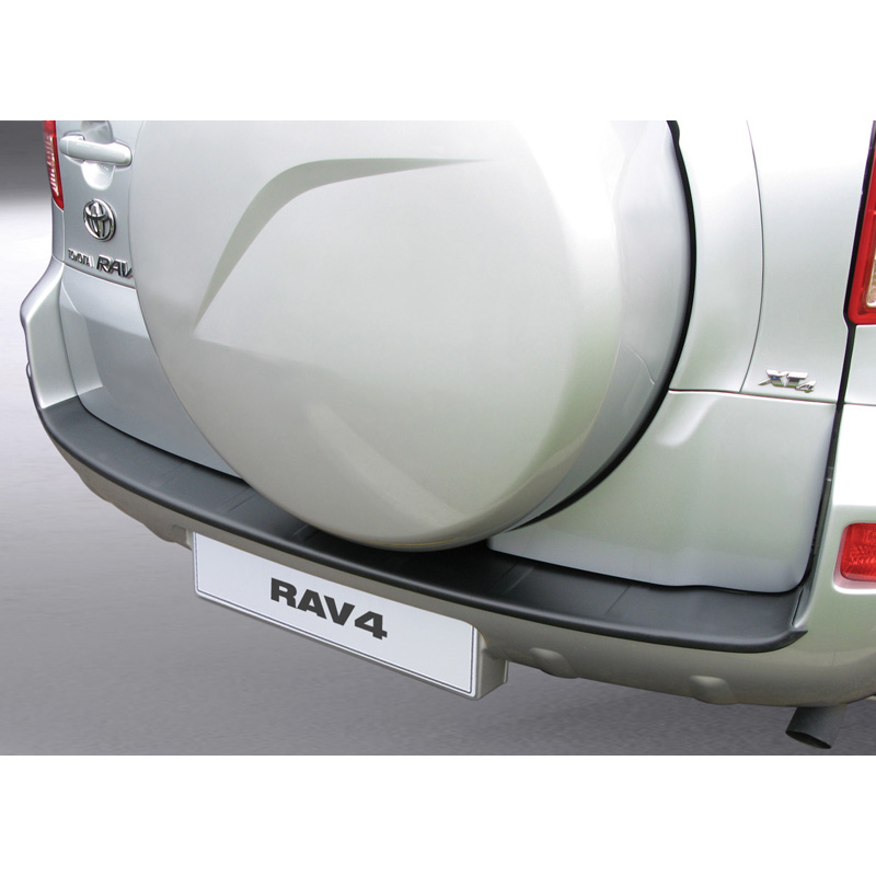 ABS Achterbumper beschermlijst  Toyota RAV 4 2006-2007 excl. T180/XT-R Zwart