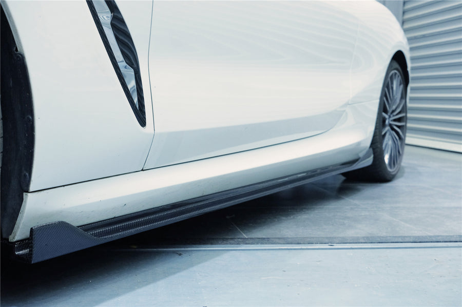 BMW 8 Series IMP Style Carbon Fiber Zijskirts 2018-2022